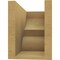 Ekena Millwork 6in. W x 8in. H x 12in. L Ridgewood Woodgrain TimberThane Rafter Tail, Primed Tan RFTUR06X08X12RIDRCPR - alternate 6